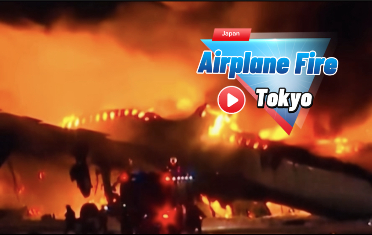 On Tuesday night, a Japan Airlines aircraft burst into flames as it touched down on the runway at Tokyo's Haneda airport