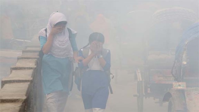 Capital of Bangladesh air is still 'unhealthy':