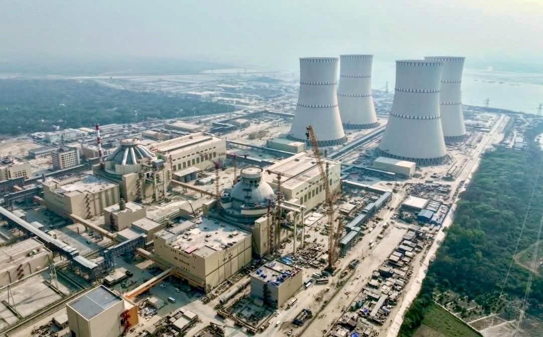 Construction and safety inspections underway at Bangladesh’s Rooppur Nuclear Power Plant ahead of official power generation. Photo: V7N