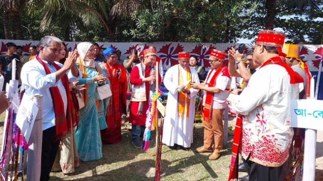 Indigenous Communities Celebrate Wangala & Loban Festival 2025 in Rajshahi