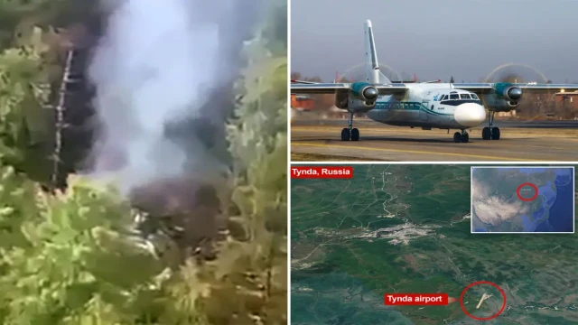 48 Dead as Antonov An-24 Crashes in Russia's Far East During Second Landing Attempt
