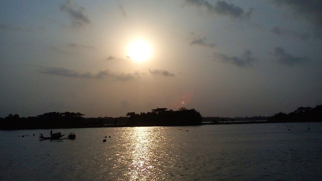 Baleshwari River in Barguna