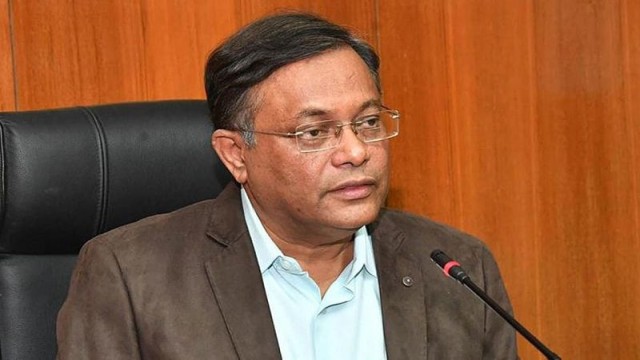 Foreign Minister Hasan Mahmud