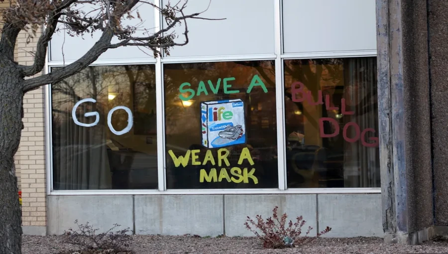 "Sign at Gove County Nursing Home Remembers 2020 COVID-19 Outbreak That Killed 17"