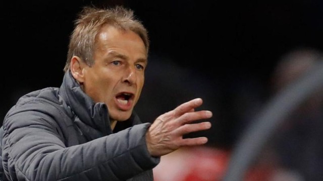 Departed South Korean coach Jurgen Klinsmann