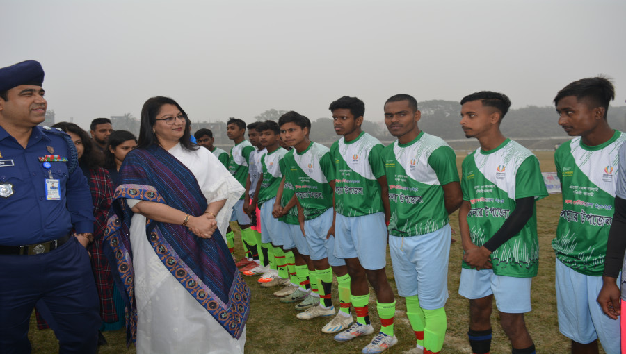 National Gold Cup Football Tournament for Boys and Girls (Under-17) commenced in Tangail