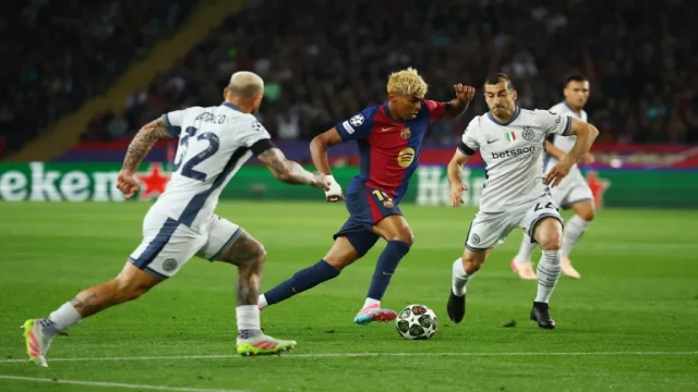 Barcelona and Inter Draw 3-3 in First-Leg Showdown