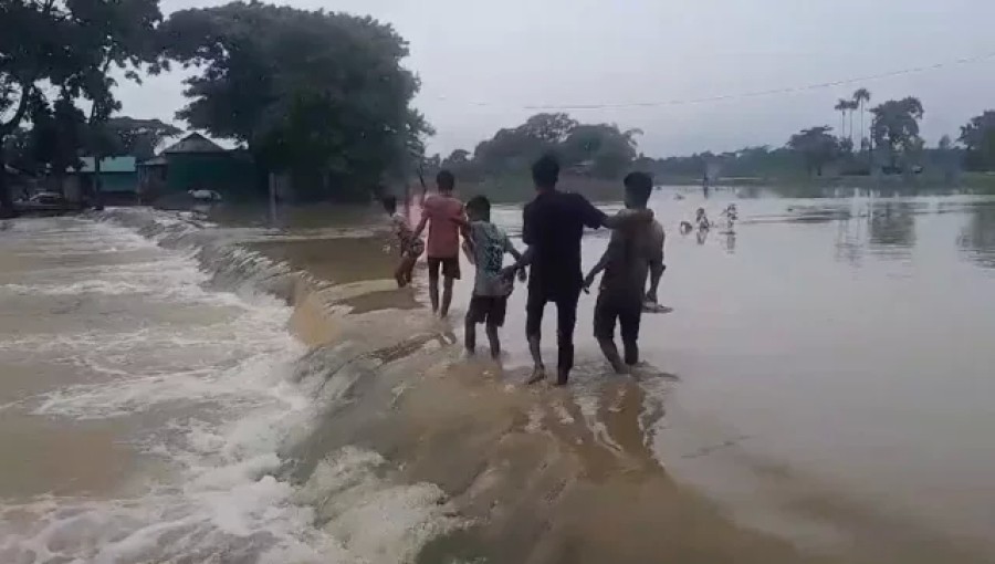 Floods Submerge Parts of Netrakona, Affecting Thousands