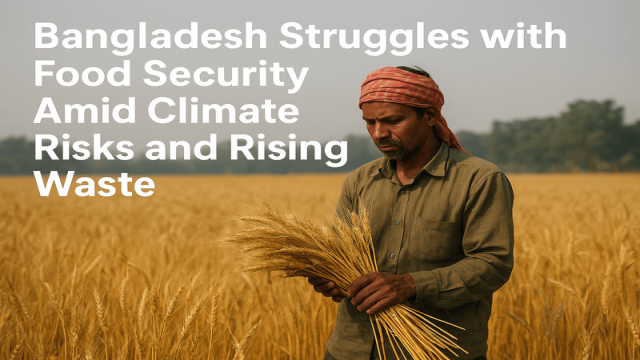 Bangladesh Struggles with Food Security Amid Climate Risks, Rising Waste