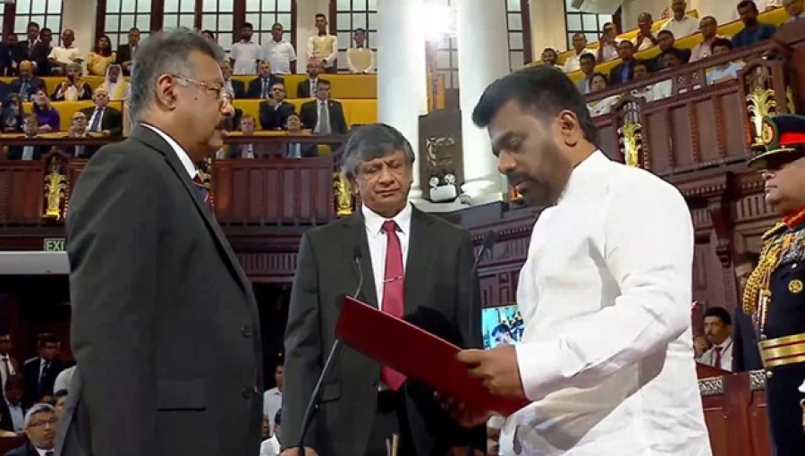 Anura Kumara Dissanayake Sworn in as Sri Lanka's New President