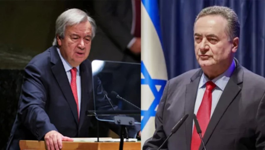 Israel Declares UN Secretary General Antonio Guterres 'Persona Non Grata'