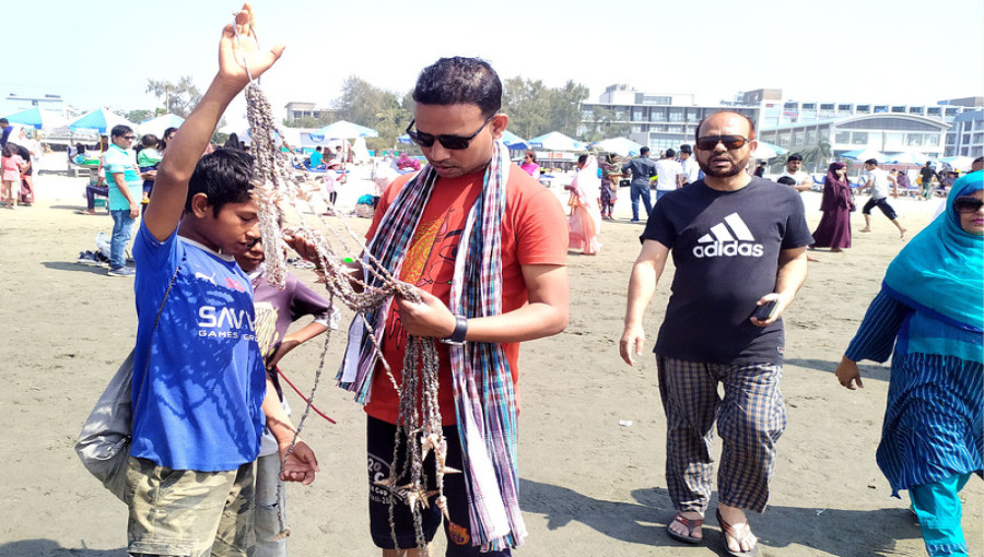 Children of Cox's Bazar sell shells and give horse rides to tourists, sacrificing their education to support their families.