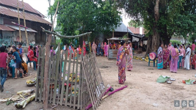 Alleged Land Grab at Rajshahi’s Malshira Kali Temple Sparks Outrage Among Devotees