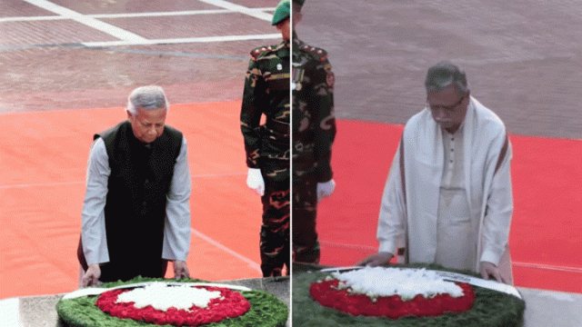 President, Chief Adviser Pay Tribute to Martyred Intellectuals on December 14