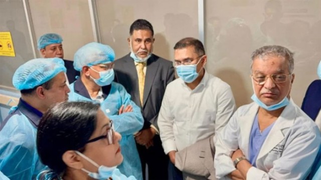 Tarique Rahman Visits Ailing Khaleda Zia at Evercare Hospital
