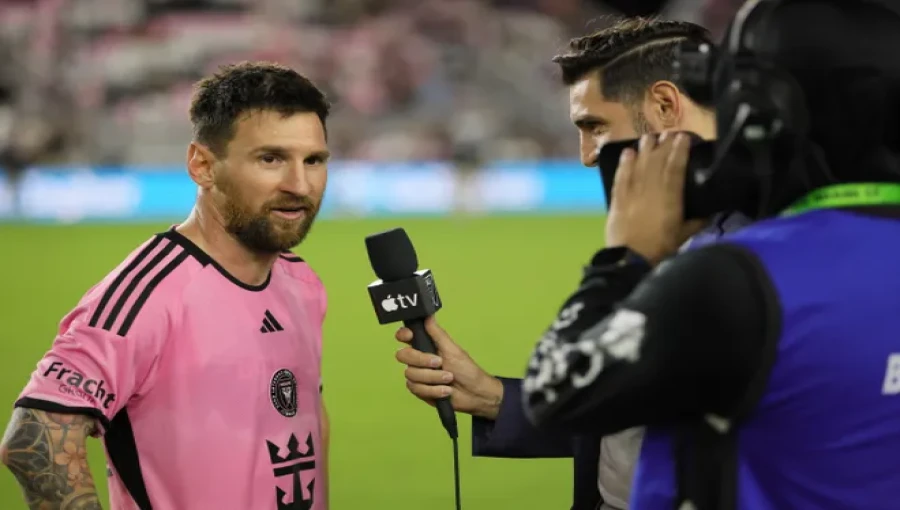 "Lionel Messi made his MLS Cup Playoffs debut, marking the most-watched sporting event ever on Apple."