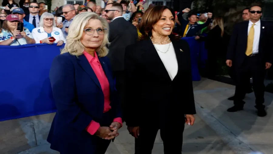 Democratic presidential nominee Kamala Harris joins former Rep. Liz Cheney on a campaign swing to engage Republican voters in key swing states.