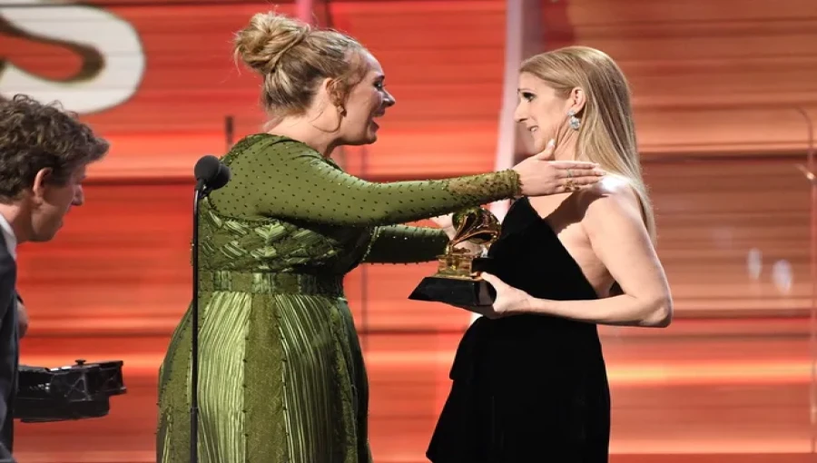 Adele and Celine Dion share an emotional reunion during Adele's Las Vegas residency at The Colosseum, with tears and hugs exchanged as they celebrate their deep friendship. The touching moment captivated the audience, showcasing the power of connection in music.