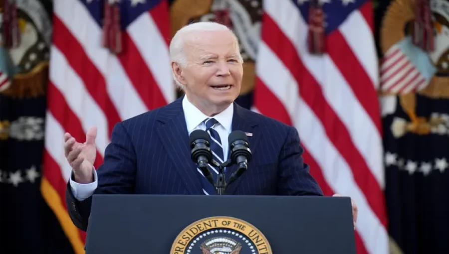 President Joe Biden addresses the nation from the White House Rose Garden, acknowledging his defeat in the 2024 election and pledging a peaceful transfer of power to President-elect Donald Trump.