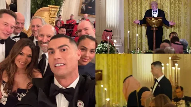 Cristiano Ronaldo Meets Barron Trump at White House Dinner, Capturing Global Attention