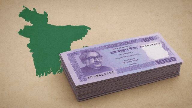 Bangladesh’s Total Debt Exceeds Tk 21 Trillion Amid Rapid Borrowing