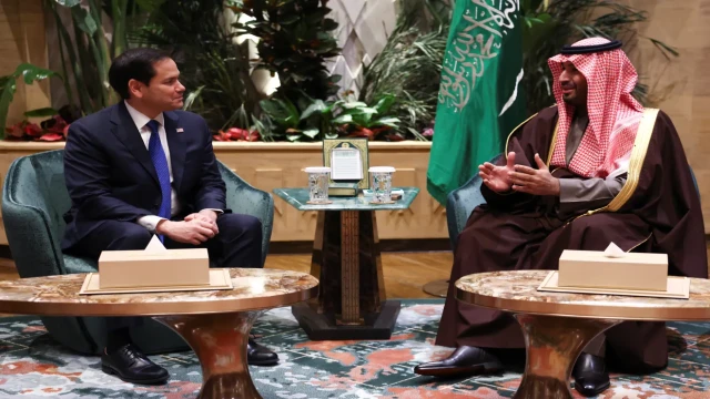 Rubio Meets Saudi Crown Prince to Discuss Gaza & Middle East Security