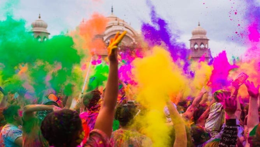 Hindu religious Holi festival tomorrow