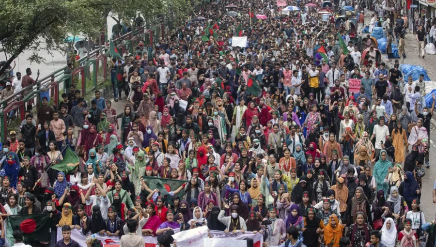 Thousands Defy Curfew for Anti-Discrimination March in Dhaka