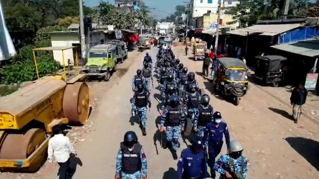 Police Deploy Over 150,000 Personnel Ahead of 13th National Election Amid Rising Violence