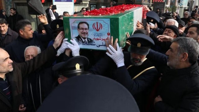 Iranians Mourn Ali Shamkhani in Tehran Funeral