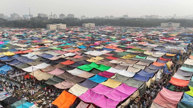 Commencement of Bishwa Ijtema in Tongi