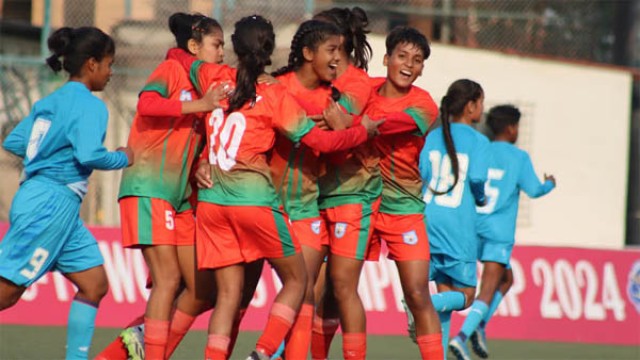 Bangladesh Clinches SAFF Women's U-16 Championship Title by Beating India