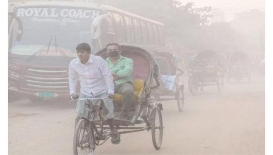 Dhaka’s air quality ‘unhealthy’ this morning