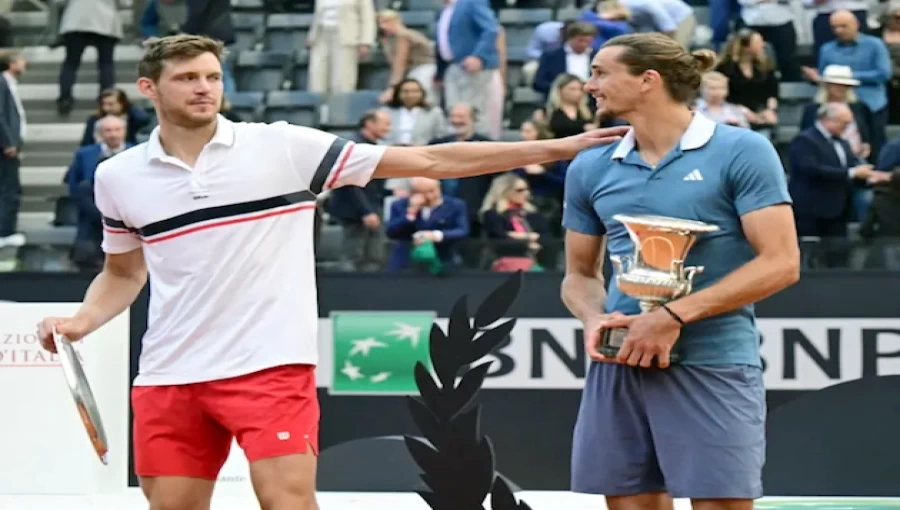 Alexander Zverev Clinches Second Rome Open Title, Defeats Nicolas Jarry in Straight Sets