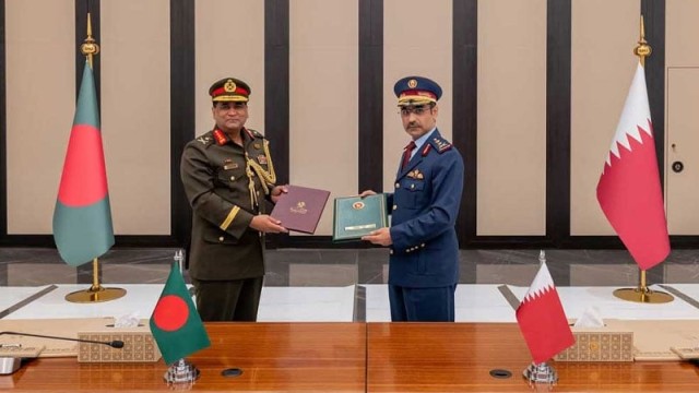 Bangladesh, Qatar Sign Agreement for Armed Forces Personnel Deployment