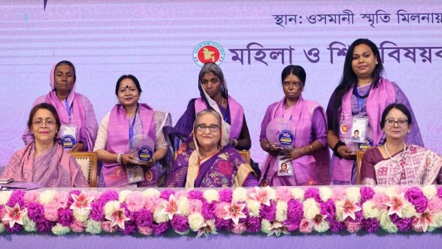 PM Sheikh Hasina Presents "Best Joyeeta Award-2023" to Five Women