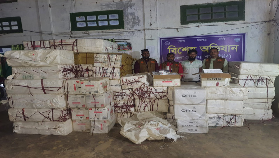 Rangamati DB Police seized 160 cartons of smuggled cigarettes worth approximately 2 crore Taka during a raid in the Vhedvedi area, arresting one individual, Jewel. The operation was part of an ongoing crackdown on illegal cigarette smuggling in the region.