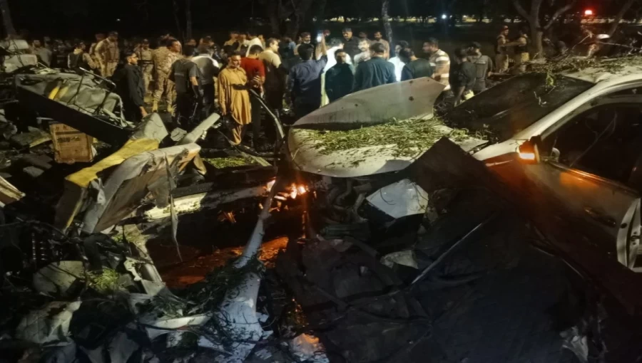 Two Chinese nationals are killed in a blast in Pakistan's largest metropolis