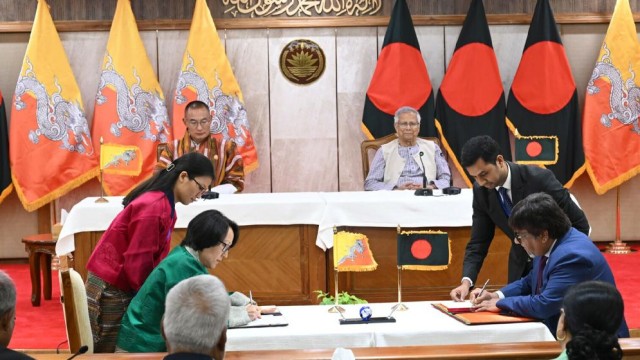 Bangladesh and Bhutan Sign Two MoUs on Health and Internet Cooperation