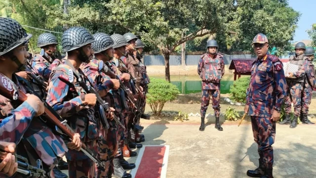 Maj Gen A K M Nazmul Hasan, the Director General (DG) of Border Guard Bangladesh (BGB).