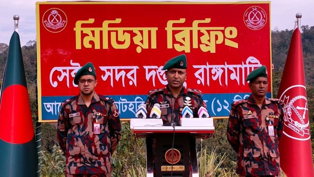 BGB Tightens Security in Rangamati Ahead of 13th National Parliament Election