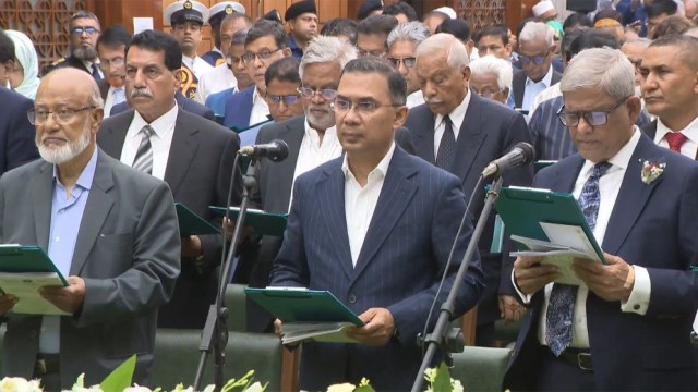 New cabinet to be sworn in at 4 pm