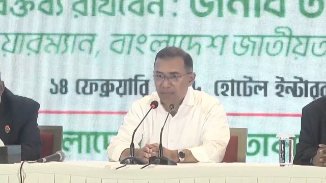 BNP Chairman Tarique Rahman Addresses First Post-Election Press Conference
