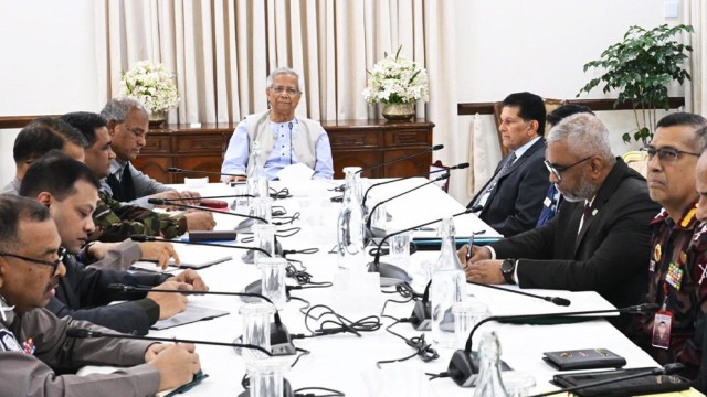 Law and Order Situation Reviewed at High-Level Meeting Led by Chief Adviser