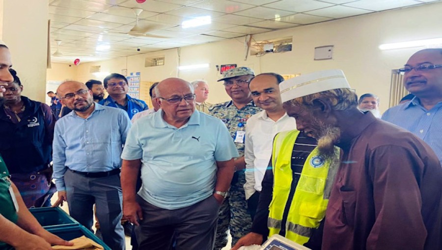 Disaster Management Adviser Farooq E Azam Visits Kutupalong Rohingya Camp