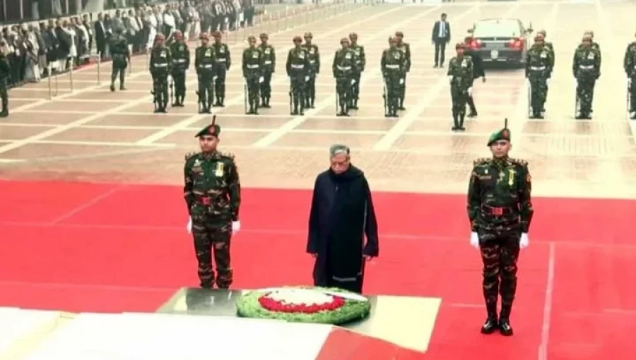 President Md. Shahabuddin Pays Respect to Martyred Intellectuals