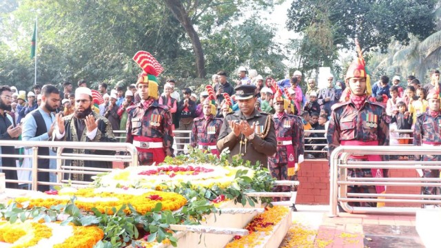 Jessore 49 BGB Battalion Pays Tribute to Bir Shrestha Noor Mohammad Sheikh on Victory Day
