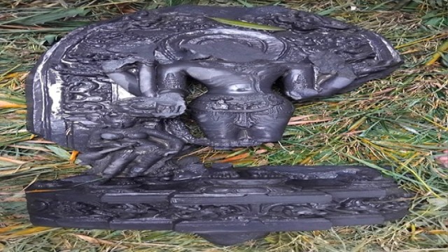 Ancient Vishnu Idol Seized During Pond Renovation in Chatmohar