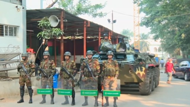 Tight Security in Dhaka Ahead of Verdict in Sheikh Hasina’s Case