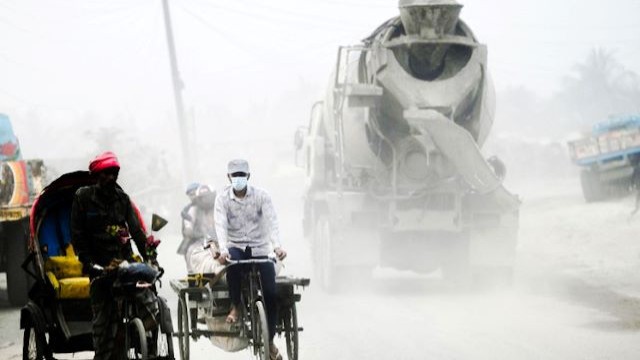 Dhaka had a hazardous Air Quality Index (AQI) of 196 on 2nd February.